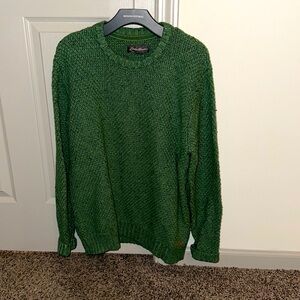Beautiful green cable sweater